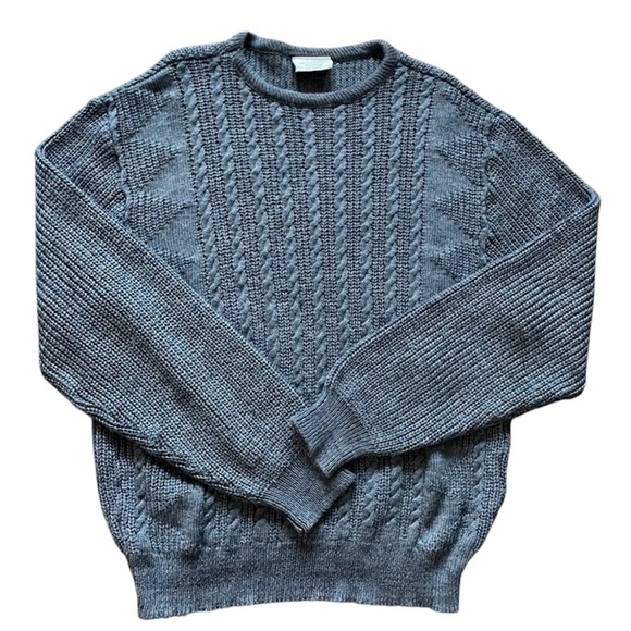 Greenwoods Menswear - Vintage Acrylic Wool Blend Grandpa Sweater Men’s M - Picture 1 of 10